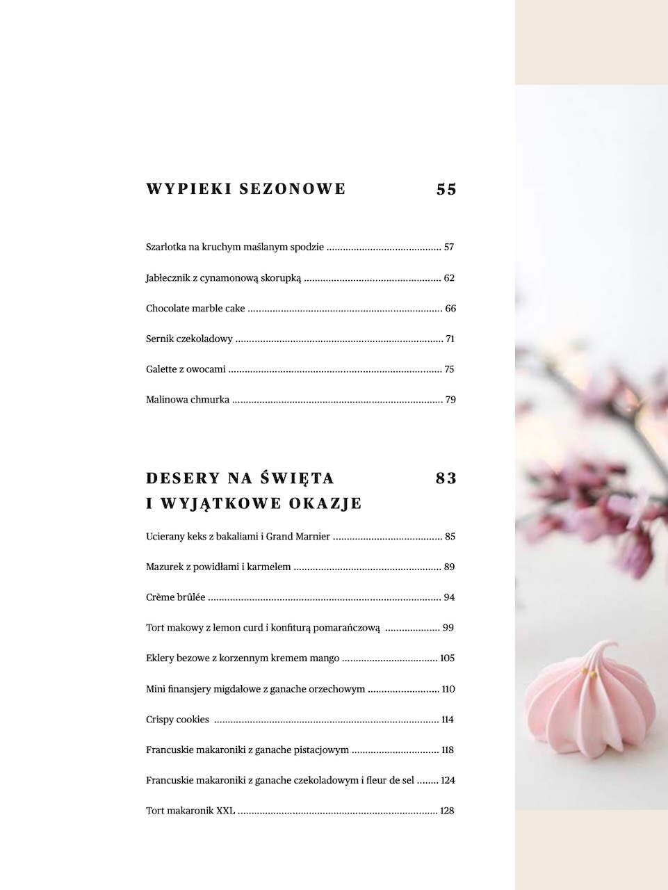 Magia wypieków - spis treści - cz. 2